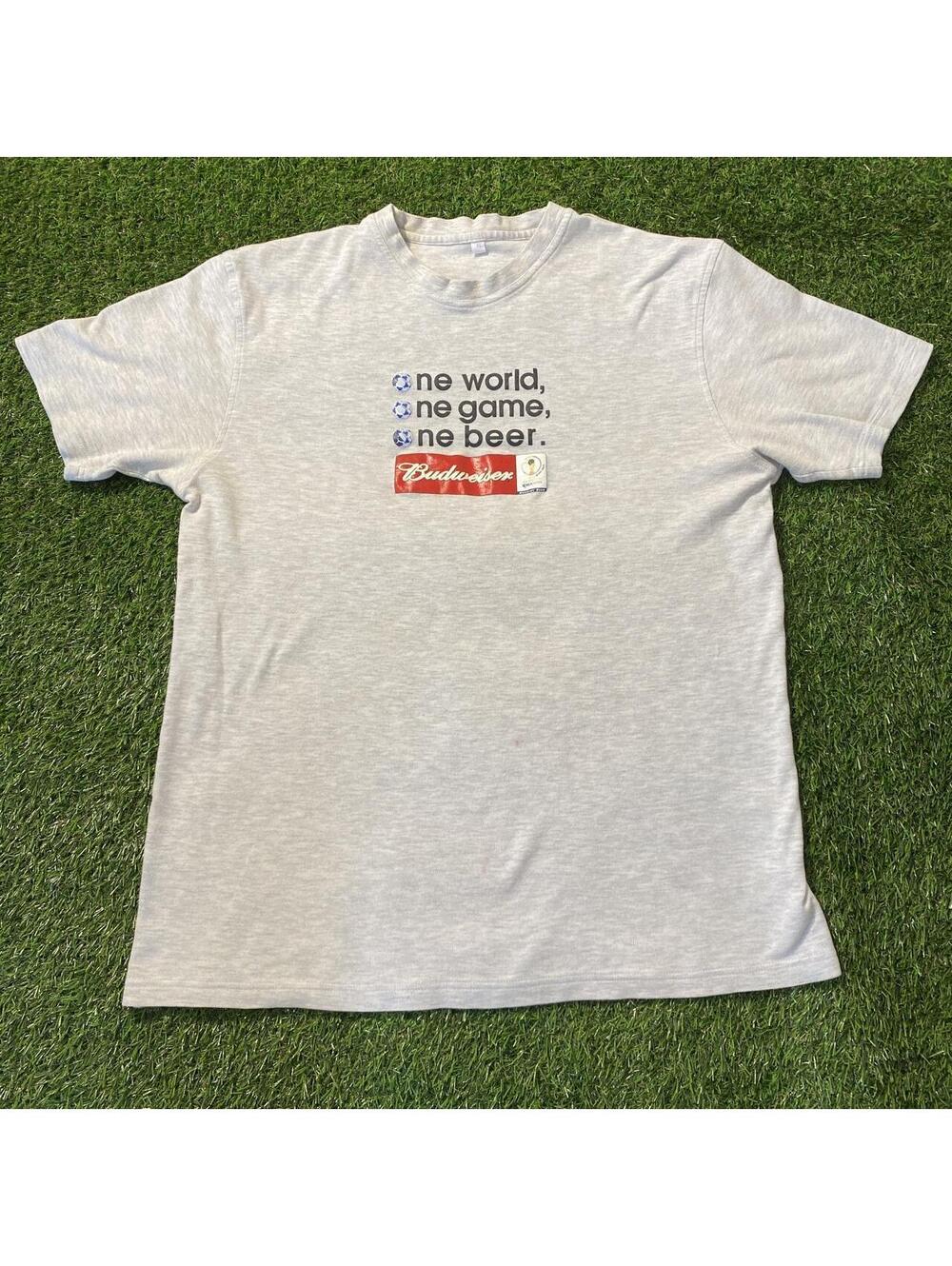 Vintage Y2K FIFA World Cup Korea Japan Budweiser Tee